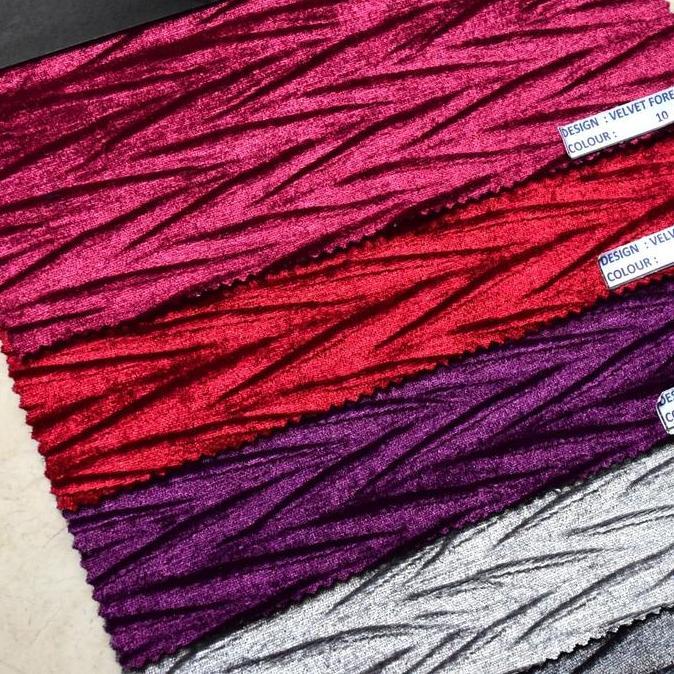 Kain Beludru / Bludru / Velvet Mengkilap - Forenza (Sofa, Kursi, Jok)