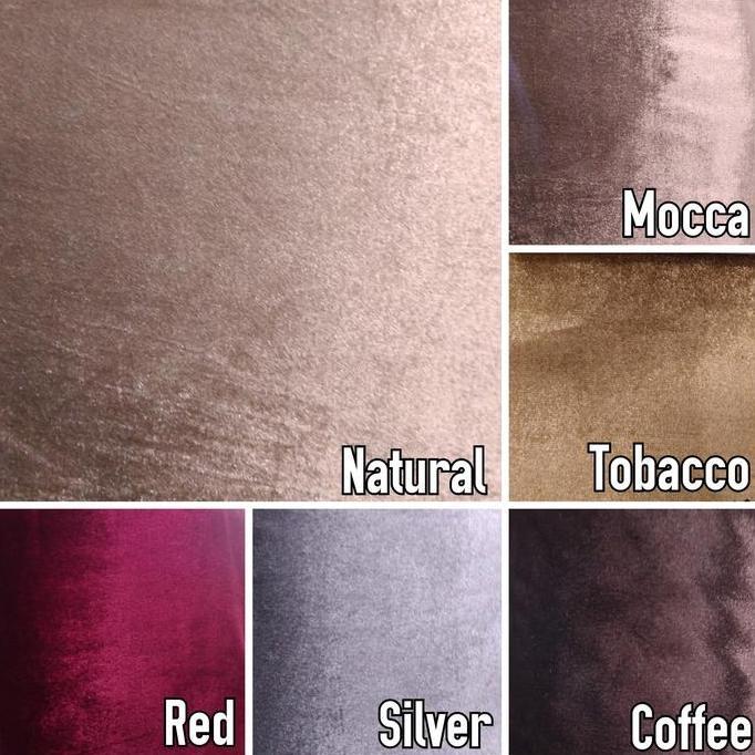 Kain Bludru / Beludru Tebal Mengkilap - Morocco (Furniture, Sofa, Jok)