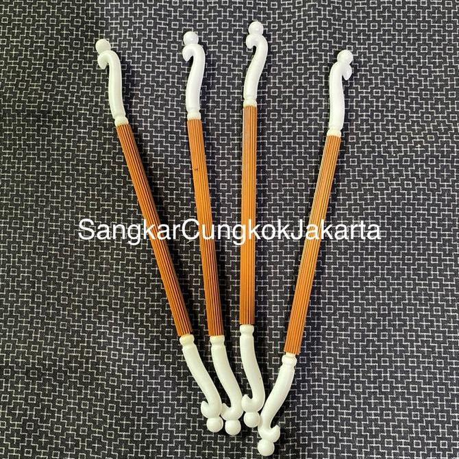 Tangkringan Plastik Sangkar Burung Kecil Cungkok
