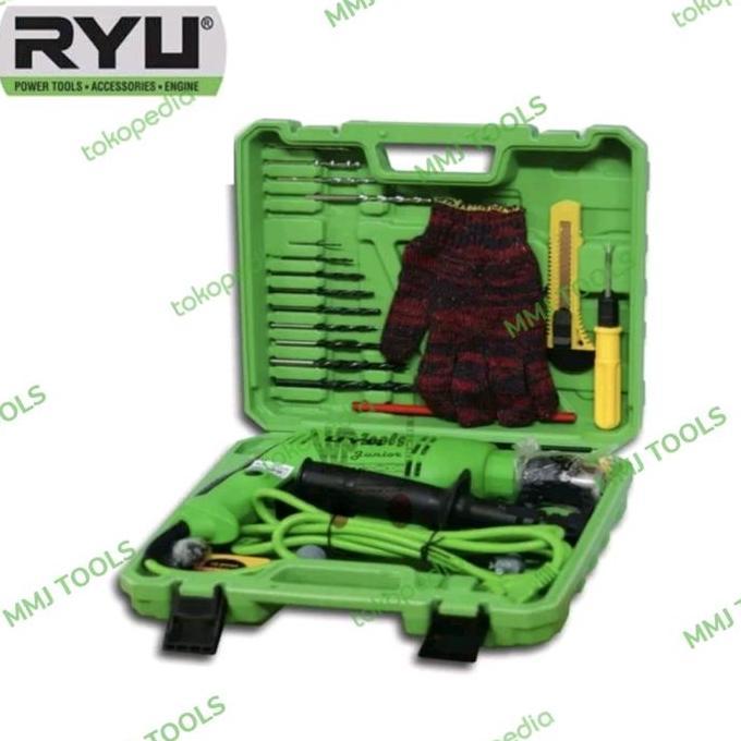 Mesin Bor RYU 13mm Set 27 pcs RID 13-1REB - Mesin Bor Box RYU 13mm