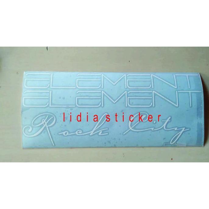 STICKER SEPEDA ELEMENT ROCK / CITY