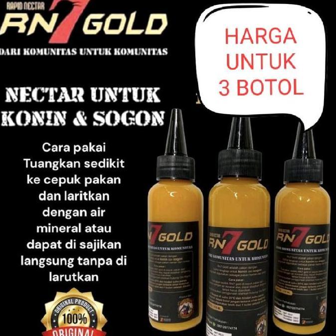 RN7 GOLD NEKTAR ( HARGA 3 BOTOL) RN 7 GOLD 3 BOTOL
