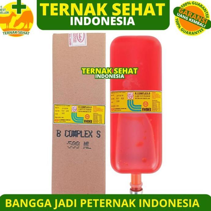 B COMPLEX S SUPER WONDER 500ML INFUS - Vitamin B Complex Super Vit B Komplek Hewan B kompleks