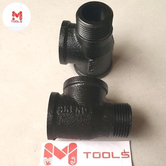 Te 3 Way Besi 1" - T Besi 3 Way jet Pump AKENO - T cabang 3