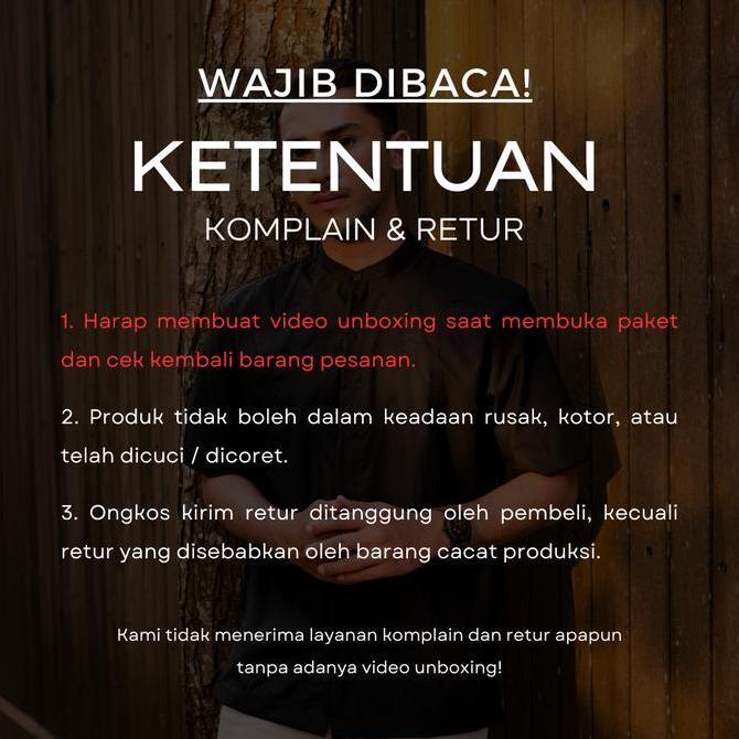 BASTOH Koko Pria Yukti Hitam Lengan Pendek