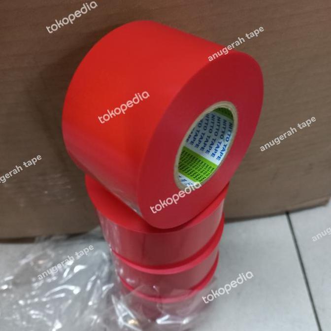 lakban kabel listrik nitto 21 5cm x 20 merah