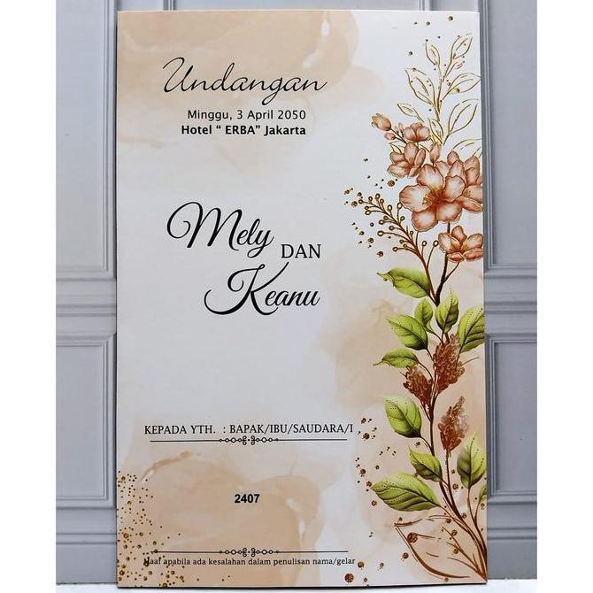 Ready Undangan Blangko Erba 2407