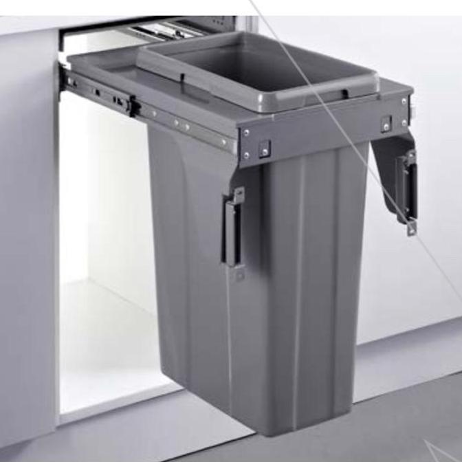 waste bin tong sampah slow motion grey VITCO