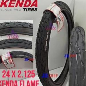 BAN LUAR SEPEDA 24 X 2.125 2125 KENDA FLAME SEPEDA MTB CITY BIKE 24X2.125 24X2125