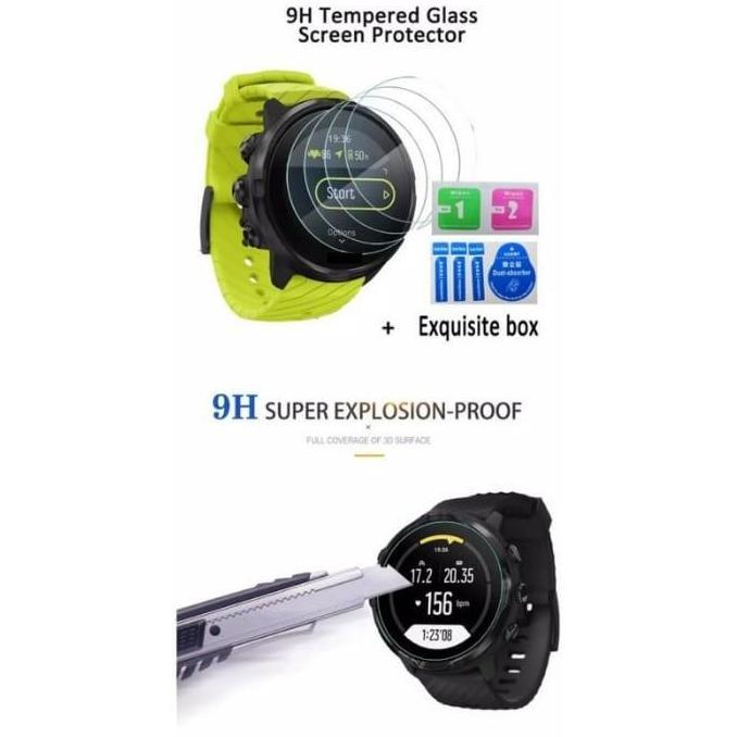 Tempered glass untuk Suunto 7 Watch Screen Protector Guard Jam anti gores