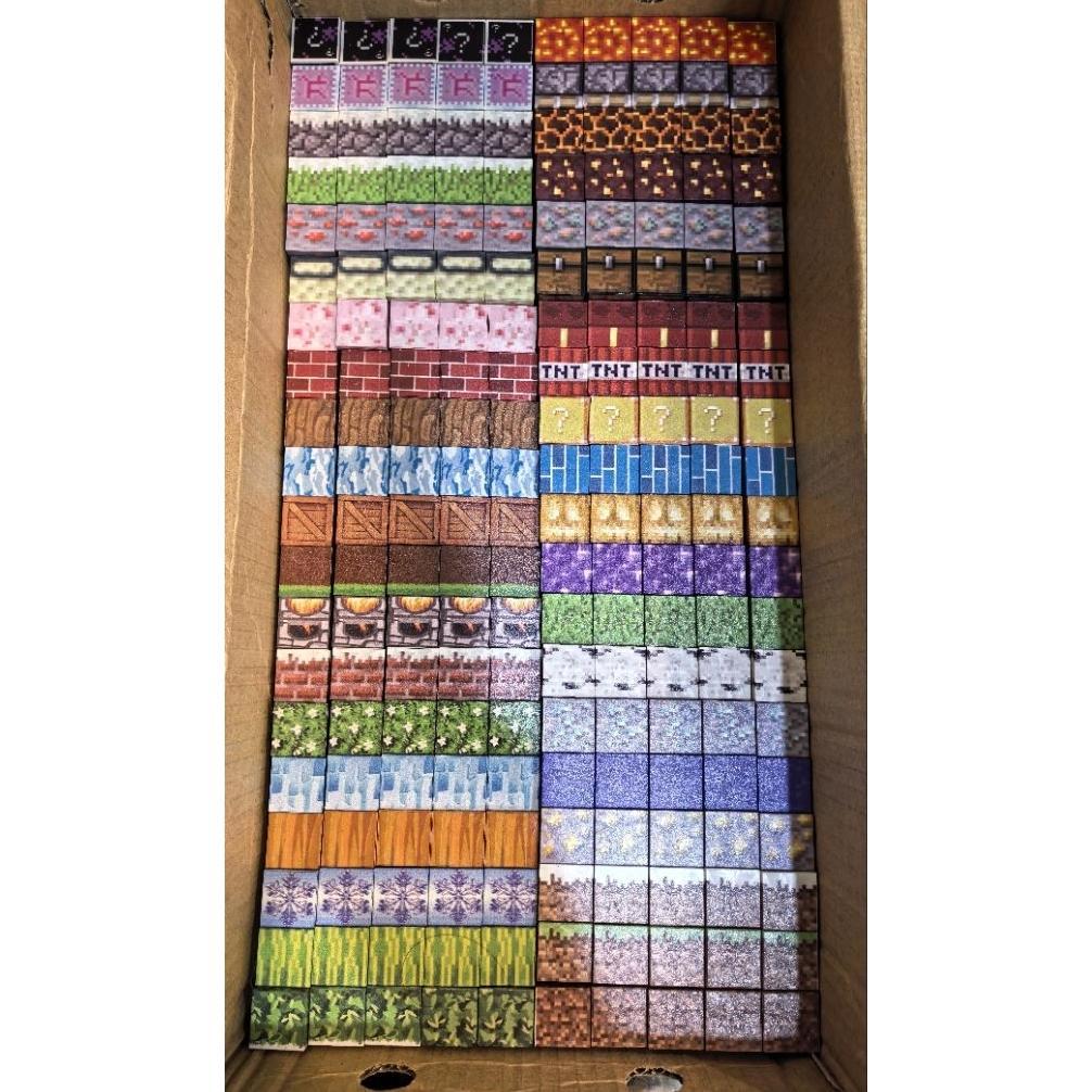 EXCLUSIVE mainan anak edukatif balok minecraft magnet balok block mainan minecraft magnetic blok bui