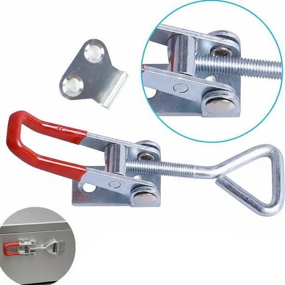 PARANE Kunci Pengait Kotak Kayu Quick Release Clamp Push Pull Toggle GH-4001 Material Besi Kekuatan 