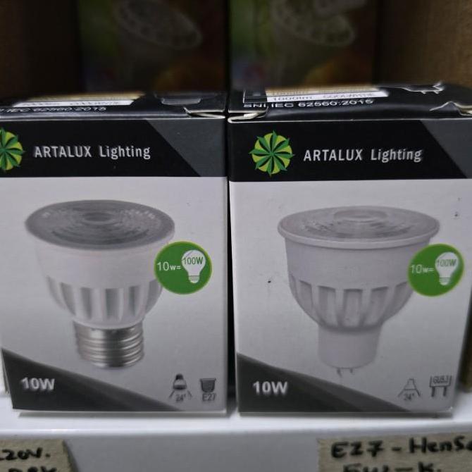Lampu Sorot Spotlight LED E27 10WATT 10W 10 Watt 1000lumen ARTALUX AR002 beam angle 24 220V ( Warmwh