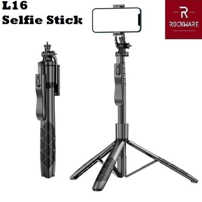 ROCKWARE L16 - Tripod Tongsis Selfie Stick Hand-held Stabilizer