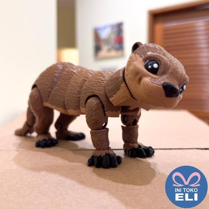 Otter Bergerak Figur Koleksi & Dekorasi Lucu Toy Mainan
