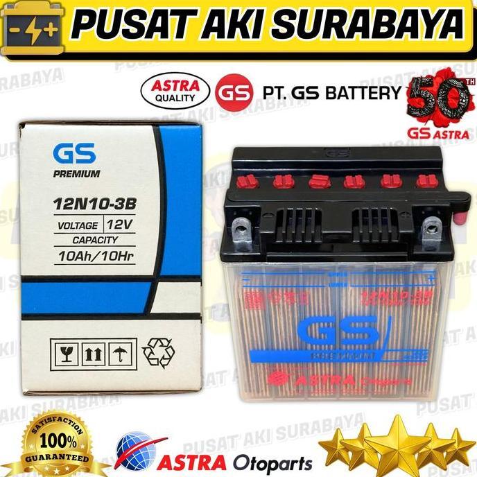 aisyahbilee - accu original gs astra 12n10 3b aki motor 3 roda tossa viar nozomi kaisar strom ikan g