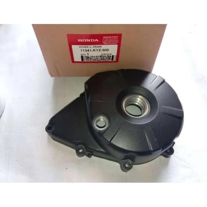 11341KYZ900 COVER L CRANK CASE /BAK MAGNET SUPRA X 125 HELM IN ORI AHM ORIGINAL DAN TERPERCAYA