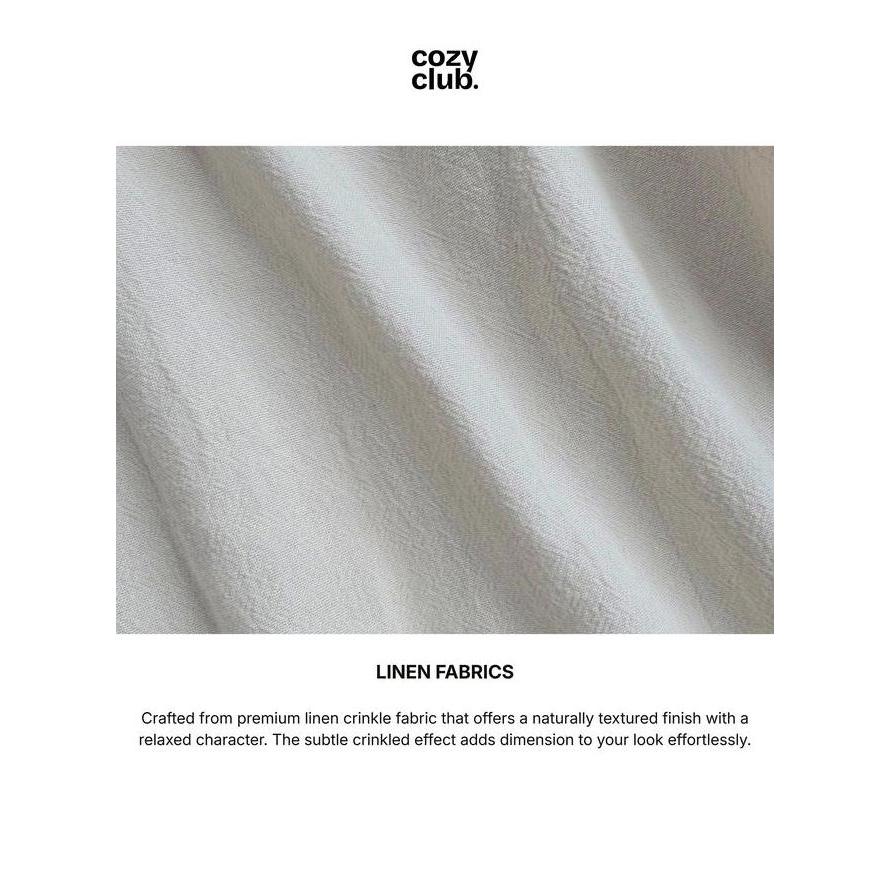 Cozyclub Cuban Bowling Shirt N Kemeja Bowling Kerah Terbuka Lengan Pendek Baju Dark Grey Panjang