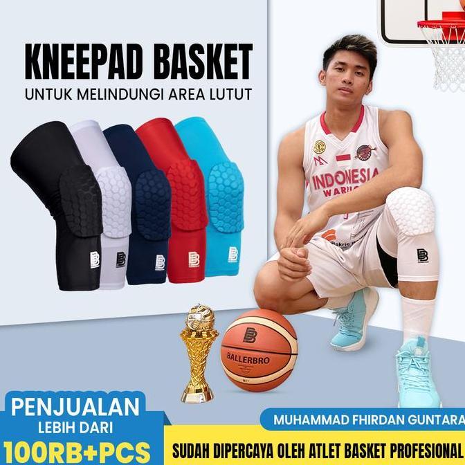 NEW KNEEPAD BASKET PANJANG BALLERBRO ORI