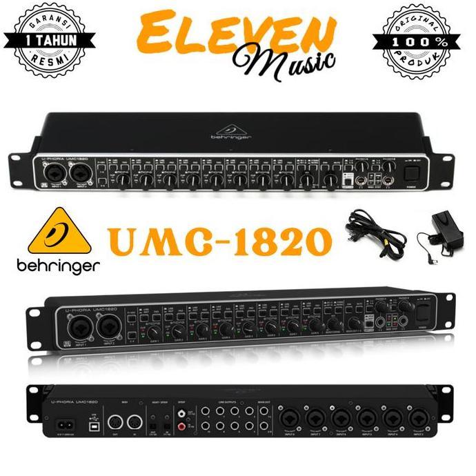 behringer umc1820 umc-1820 umc 1820 soundcard