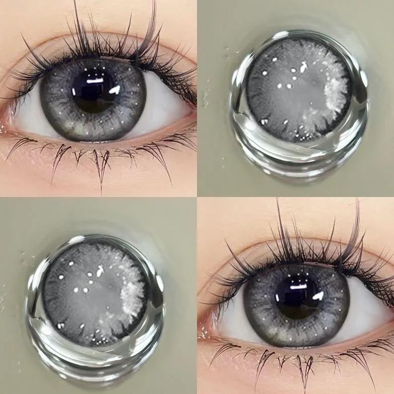 KUALITAS SUPER Sepasang lensa kontak berwarnaDiameter 14-14,5 MM softlens livingsoftlens biru soflen