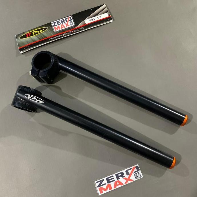 Stang Jepit 33mm 10 Derajat BPRO R15 V2 Old Vixion Scorpio Hitam