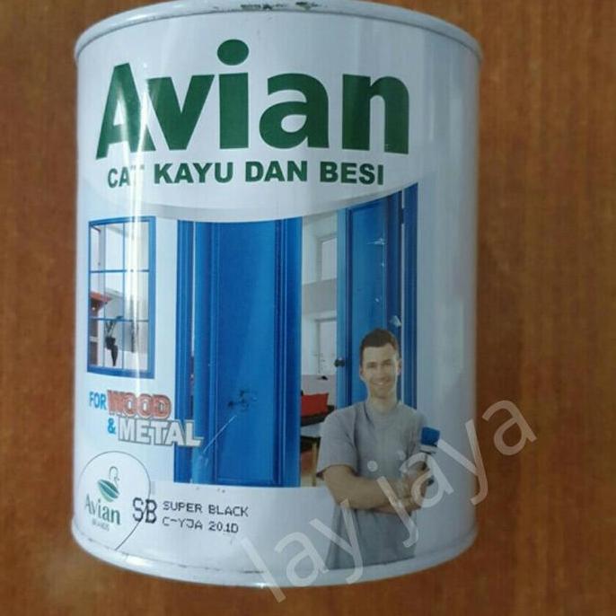 Cat Kayu Besi / Avian White Doff 0,9Ltr