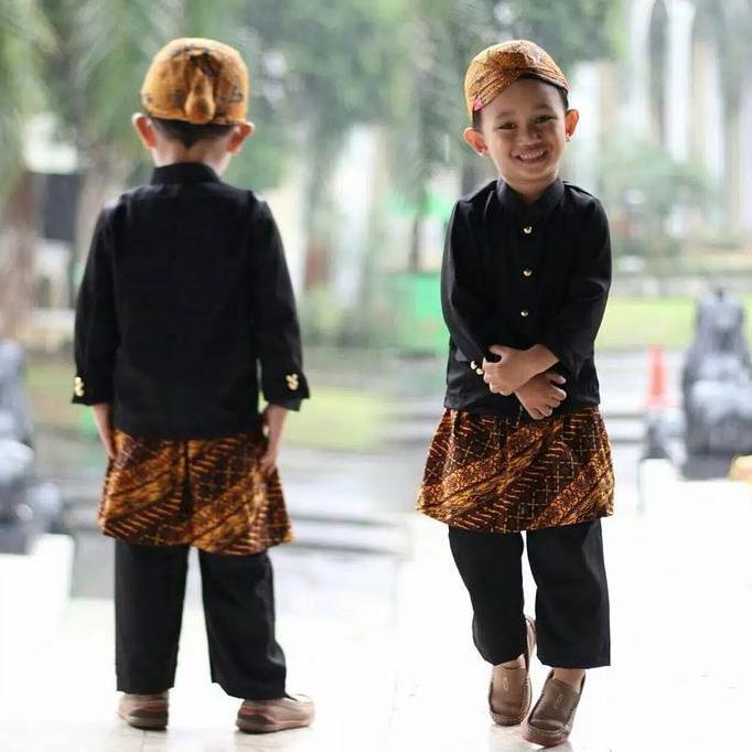 Setelan Basofi Anak / Baju Anak Adat Jawa / Baju Kartinian
