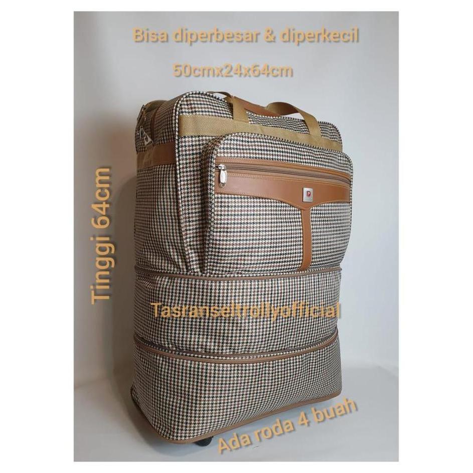 NEW TAS PAKAIAN RODA 4 POLO INTERCLUB 50CMX24X64CM SUPER JUMBO ORIGINAL ORI