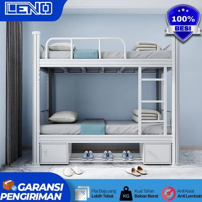 FAKINAJAYUUU - [ TERLARIS ] RANJANG TIDUR TINGKAT BESI TEBAL ANTI KARAT DIPAN KASUR TINGKAT UNTUK DE