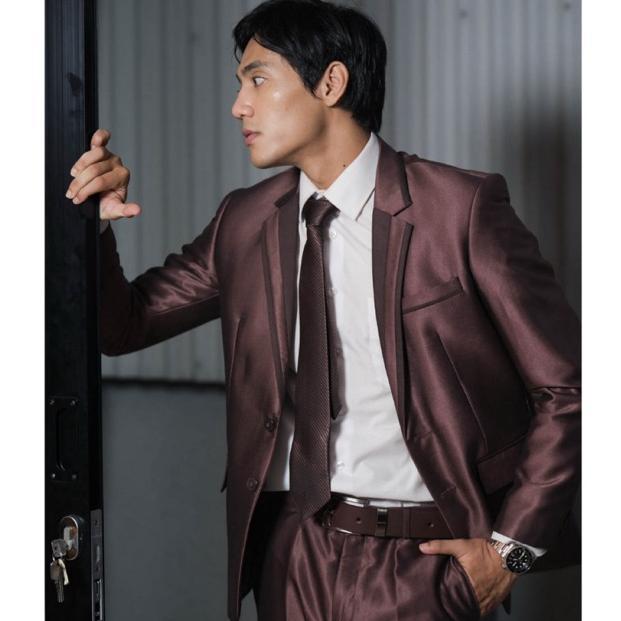 YUNG BANDUNG - Setelan Jas Pria Pengantin Semiwool Glossy