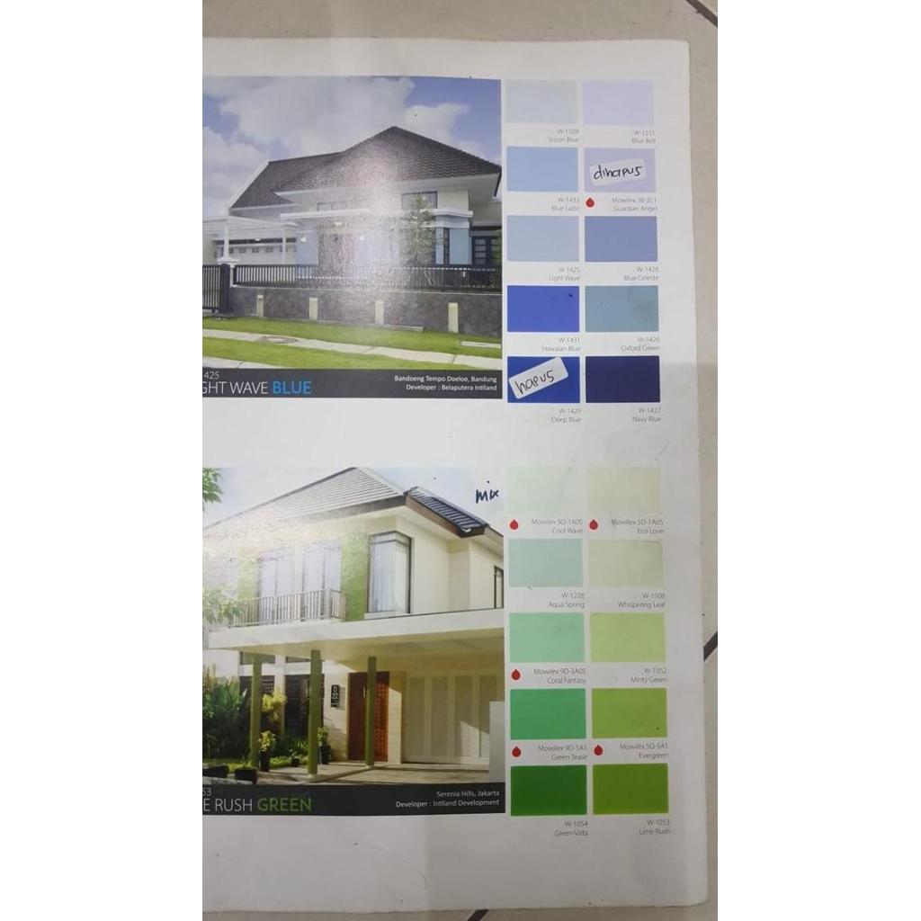CAT TEMBOK MOWILEX WEATHERCOAT (CAT EXTERIOR)-READY SEMUA WARNA
