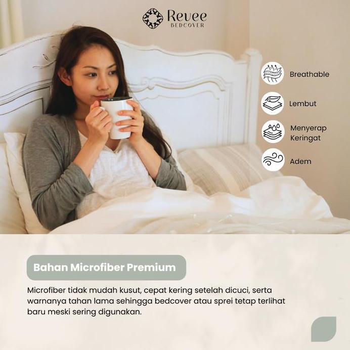 Tambahan Rumbai/Rampel Untuk Sprei Dan Bedcover - Revee Bedcover murah