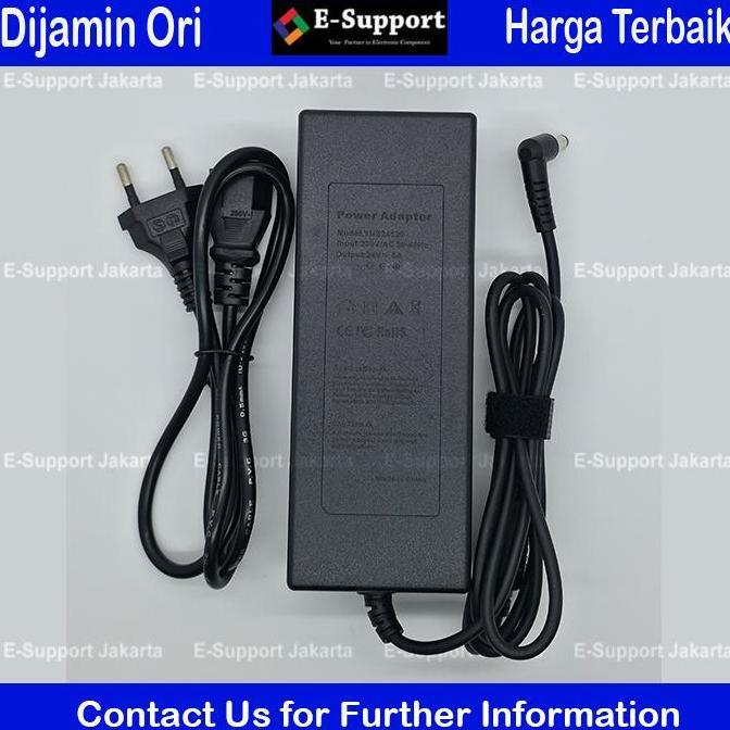 E-Support Adaptor 12V 10A Murni Switching Untuk Pompa Air Dc & Alat Elektronik Lainnya Input 100V-24