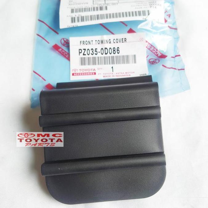 Tutup Cover Derek Towing Bumper Depan Yaris TRD 2014-2016 PZ035-0D086