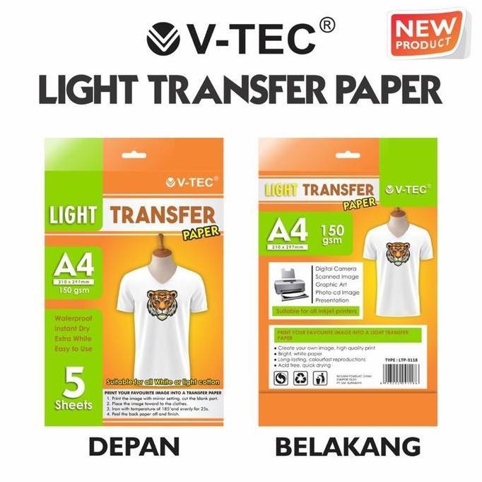Kertas Transfer Paper Sablon A4 150 Gsm