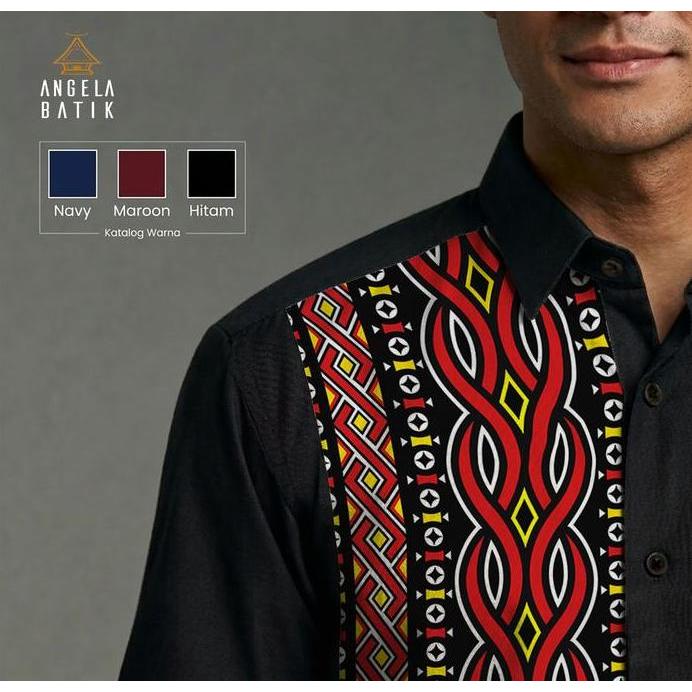 Batik Lengan Panjang Motif Toraja | Kemeja Pria Premium TR2