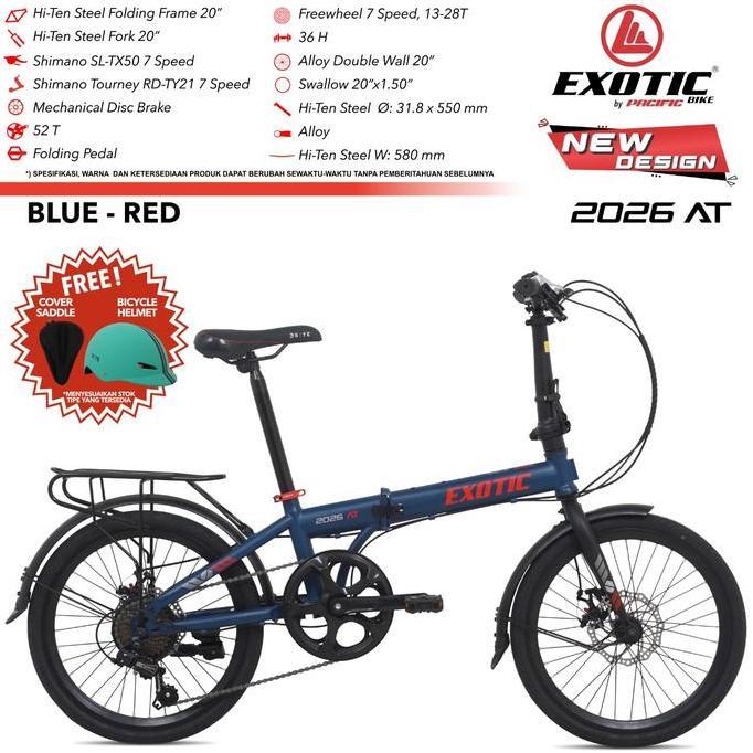 Sepeda Lipat 20"Exotic 2026 AT By Pacific