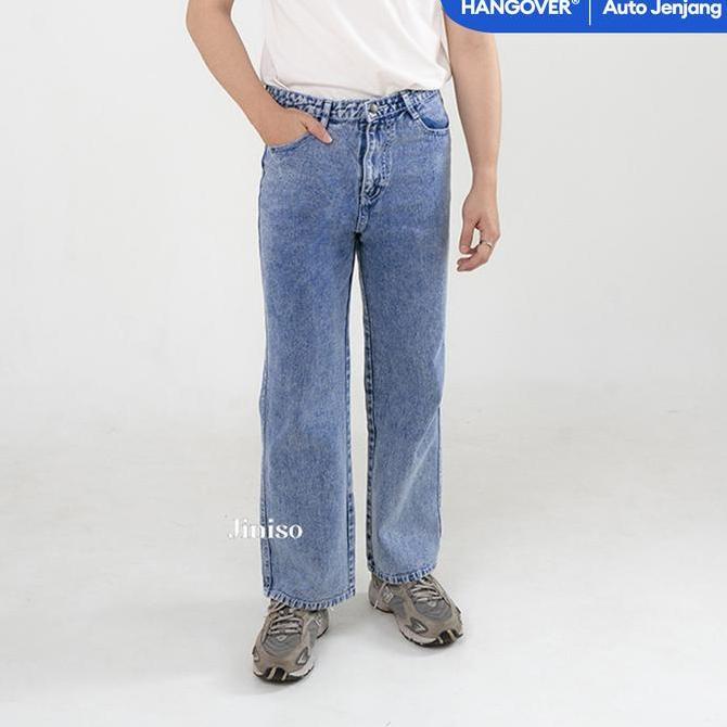 JINISO HANGOVER - 811 Highwaist Loose Jeans Pria