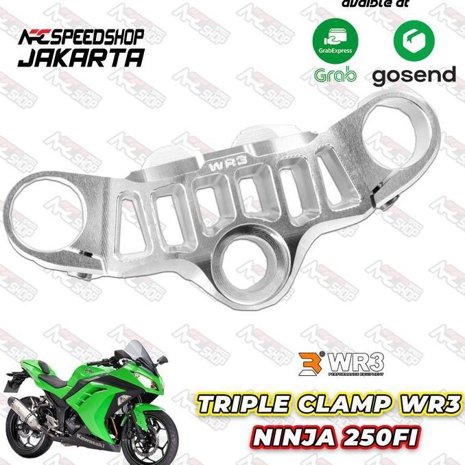 Segitiga Stang / Triple Clamp WR3 Kawasaki Ninja 250 Fi Old