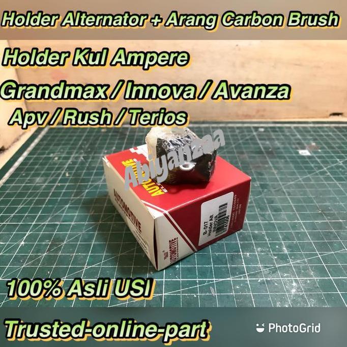 PART MOBIL] HOLDER ALTERNATOR CARBON BRUSH AVANZA RUSH TERIOS INNOVA APV USI SESUAI SPESIFIKASI