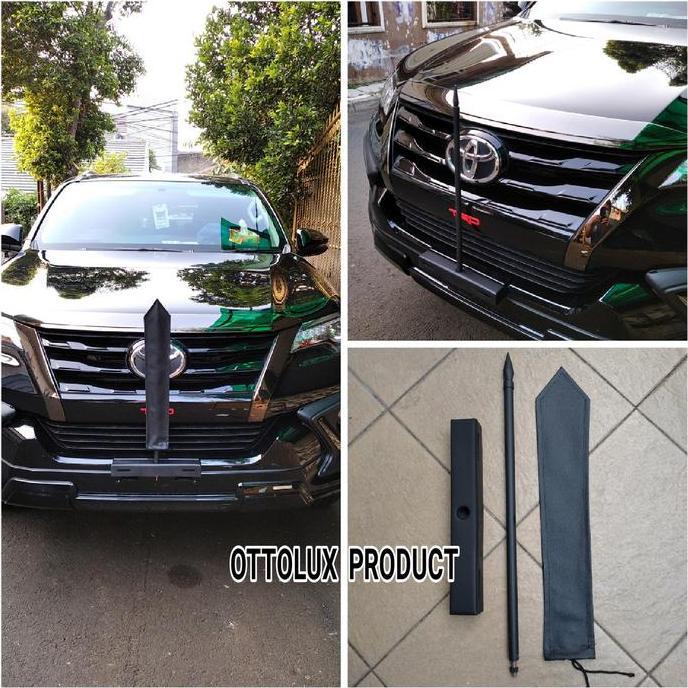 Dasi Mobil. Tiang Bendera Mobil. tiang komando. lambang Pejabat