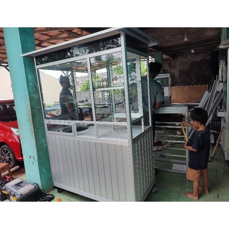 Gerobak Bakso Mie Ayam aluminium 120cm