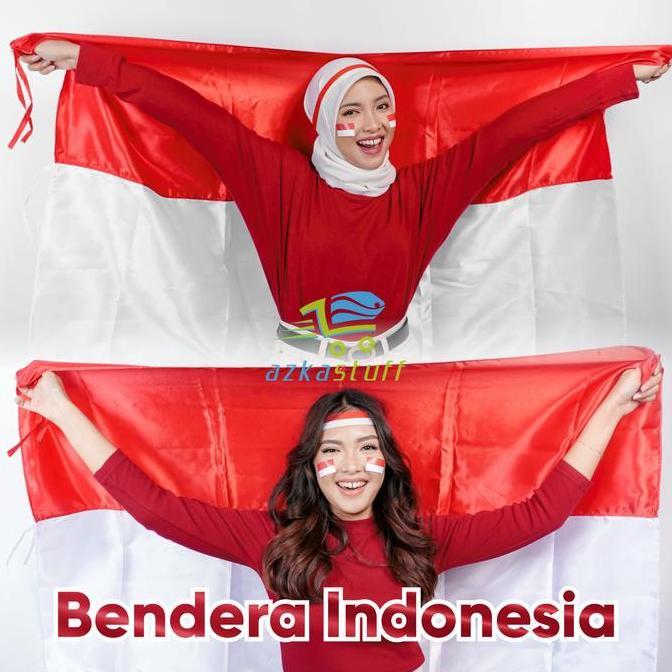 Bendera Kain Indonesia - Bendera merah putih - Bendera Indonesia kain