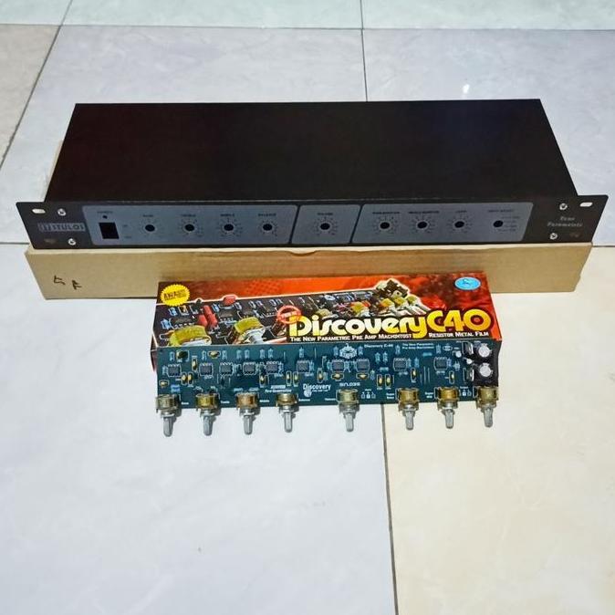 Ready Stock Paket Box Dan Kit Stereo Parametrik C40 Tone Control Scorpion