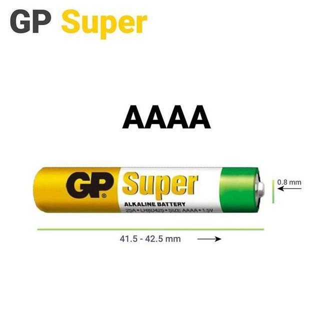 GP Baterai AAAA A4 1.5V Alkaline Battery untuk Stylus Pen Tablet