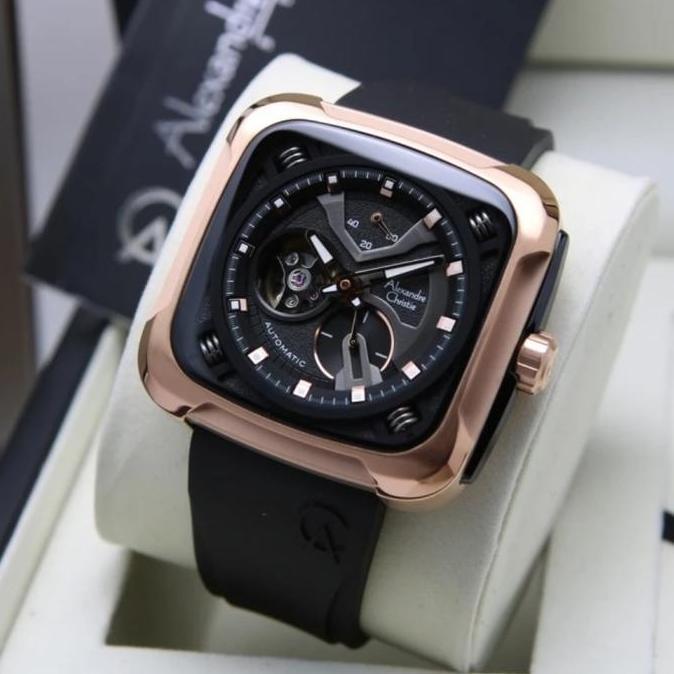 ALEXANDRE CHRISTIE AC6577 AC 6577 RUBBER BAND OTOMATIS ORIGINAL