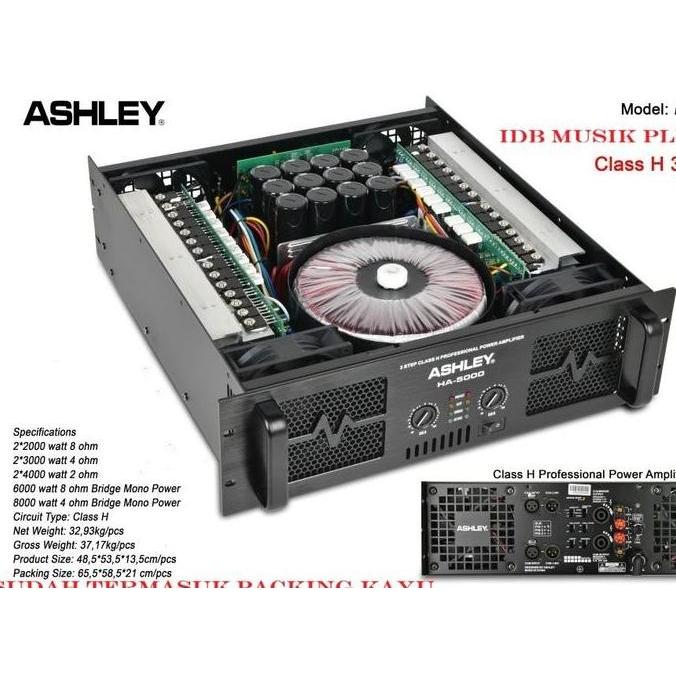 Best Seller Power Ampli Class H Ashley Ha5000 Ha 5000 Original