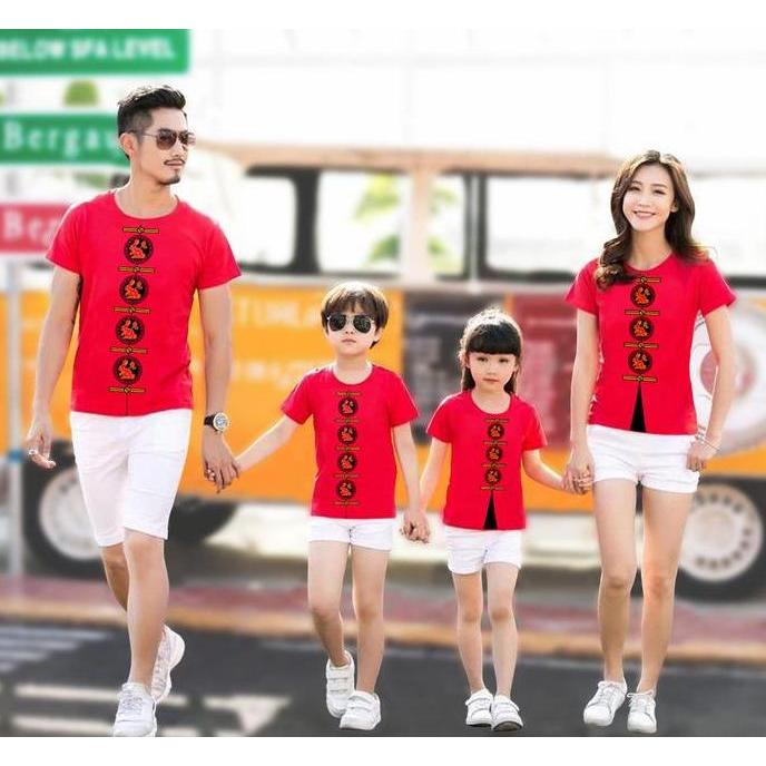 Vm Kaos Imlek Tahun Kelinci / Imlek Kelinci / Couple Family Imlek