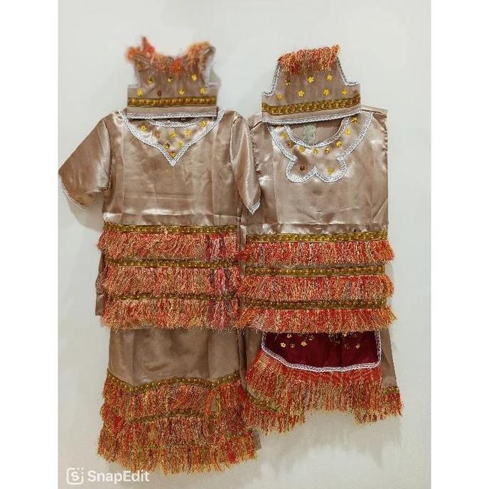 Baju Adat Papua Anak Laki Perempuan Cewek Cowok Tk Sd Smp